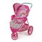 Baby Alive: Doll Jogging Stroller - Pink & Rainbow - Fits Dolls Up To 24", Retractable Canopy, Front Bumper Bar, Swivel Wheels, Safety Harness, For Dolls Plushes & Stuffed Animals, Pretend Play For Kids Ages 3+